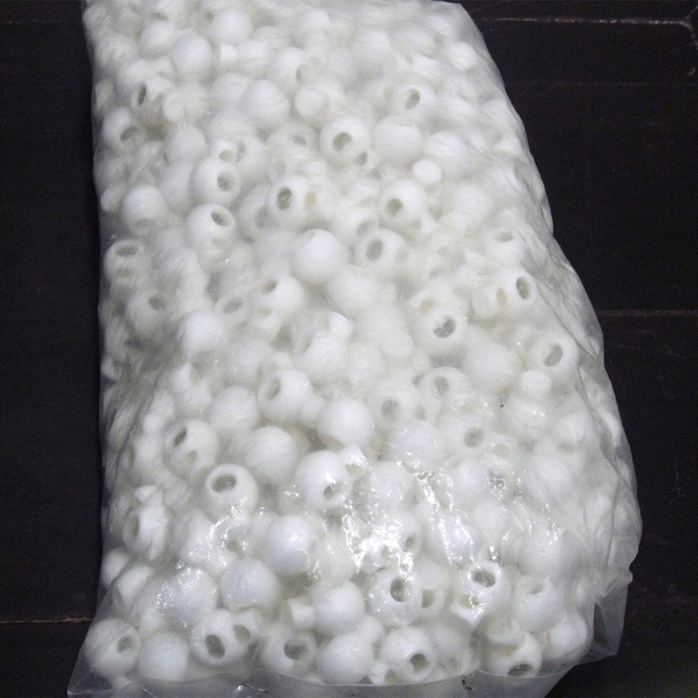 GROSIR Stopper bulat putih Ujung Tali jaket jumper hoodie