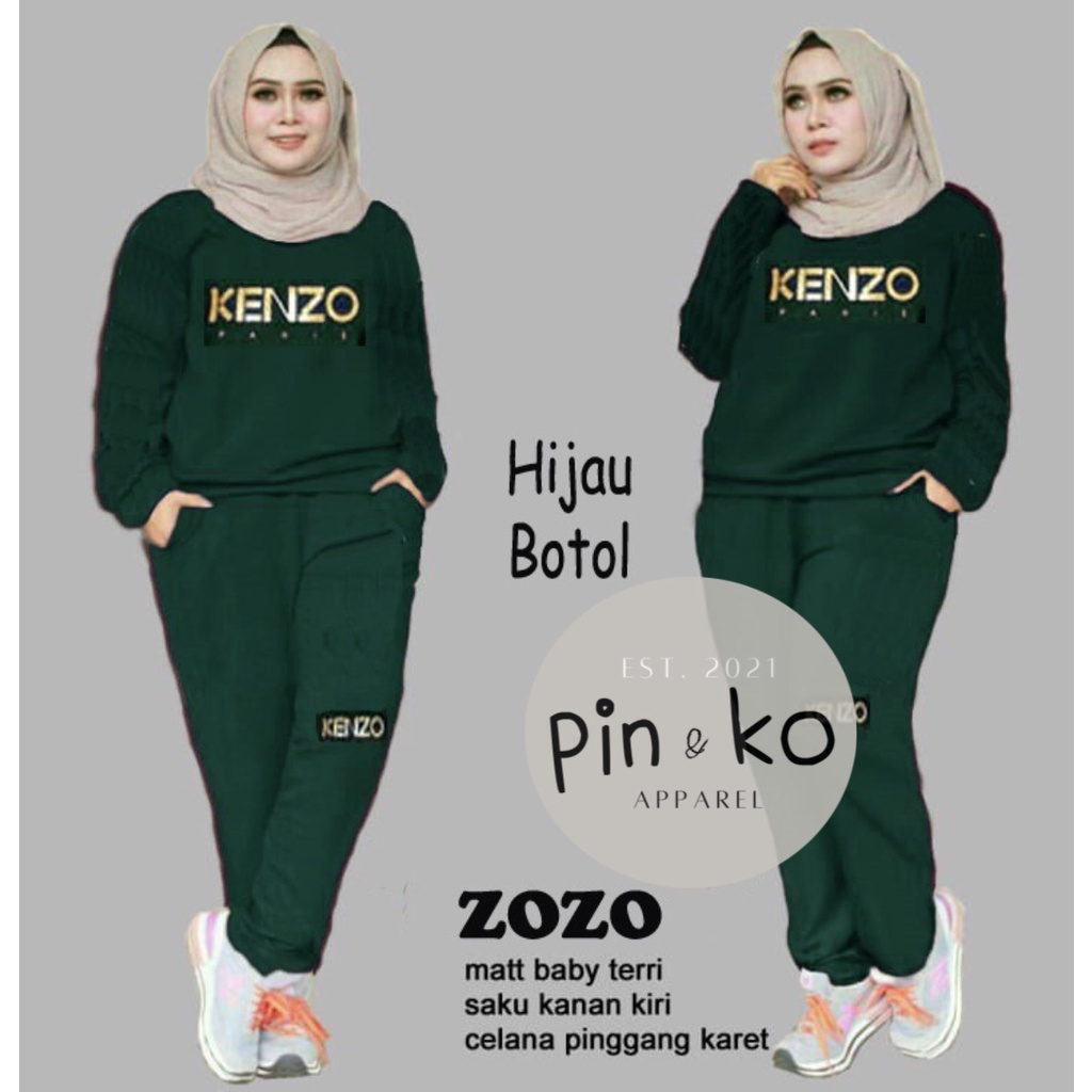 PIK - Setelan Zozo L (6611), XXL (7011)/ Pakaian Wanita/ Training Olahraga/ Setelan Wanita