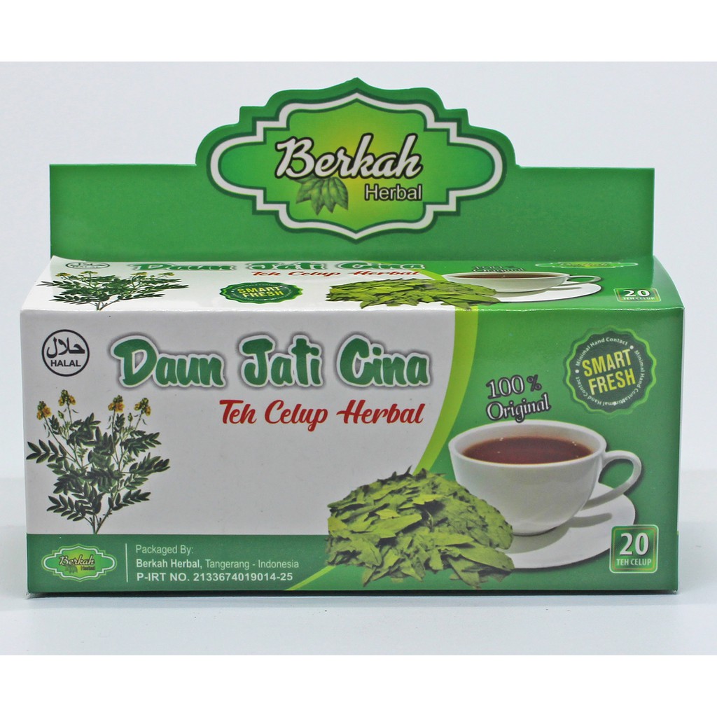 Teh CELUP Jati Cina BERKAH HERBAL Teh Pelangsing Alami untuk Turunkan Berat Badan