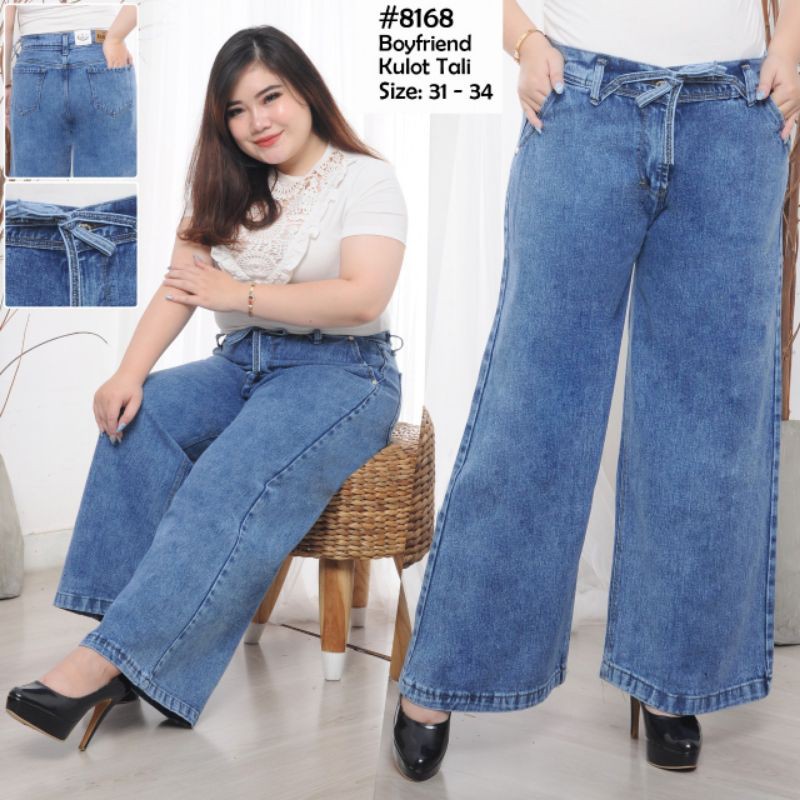 BOYFRIEND KULOT TALI/JEANS KULOT TALI/KULOT TALI JUMBO