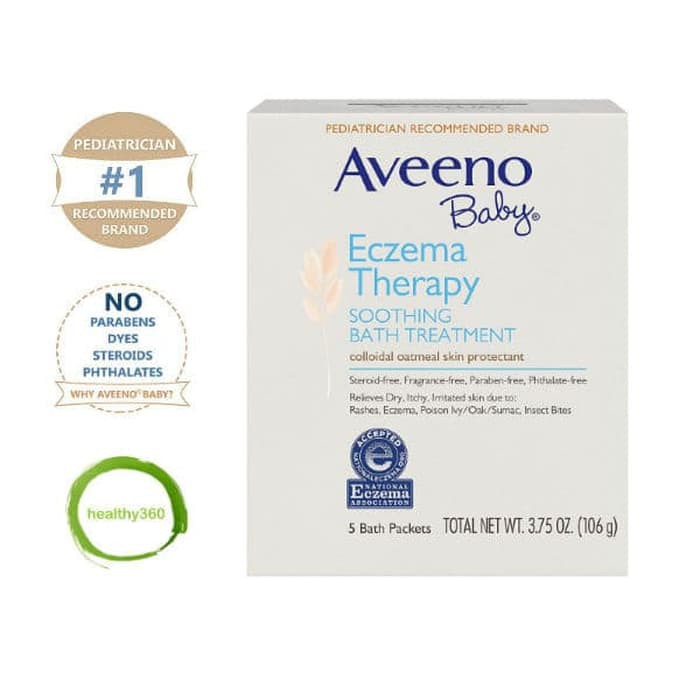 aveeno eczema therapy oatmeal bath