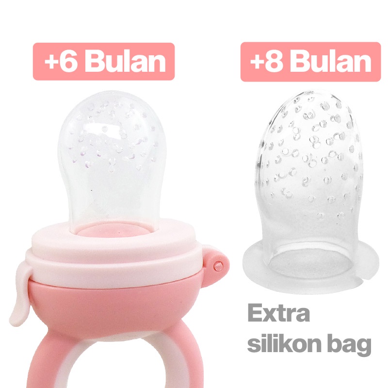 Zippy Dot / Empeng Buah Bayi Silikon Fresh Food Feeder Extra Dot Silikon Buah BPA Free ZIP-OK-599-3