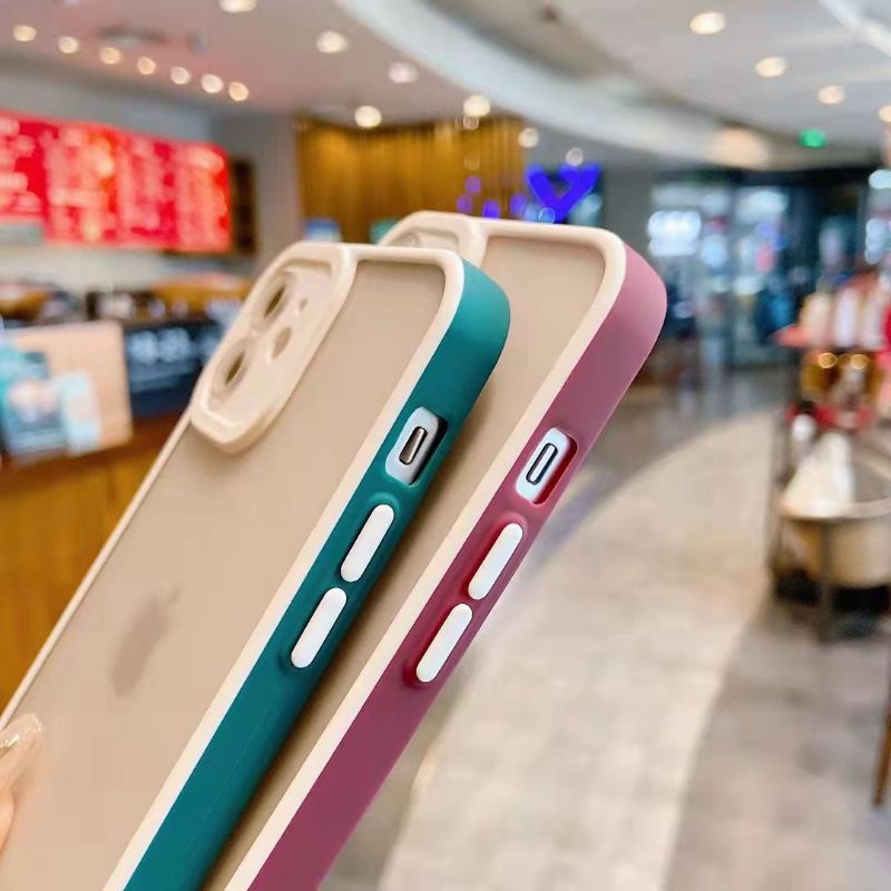 Hard Case Transparan Anti Jatuh Vivo Y01 Y12 Y12i Y12s Y15 Y15s Y17 Y11 Softcase Transparant Ngedoff Hard Hardcase White Putih Soft Casing Belakang Ungu Mid Green Hijau ShockProof A 2022 Soft Case Y33 S G T i Case Soft Sofcase