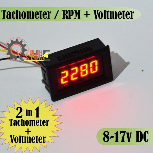 Rpm meter for electric motor