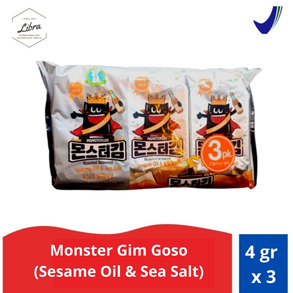 

Monster Gim Nori Goso (sesame Oil&Sea salt)