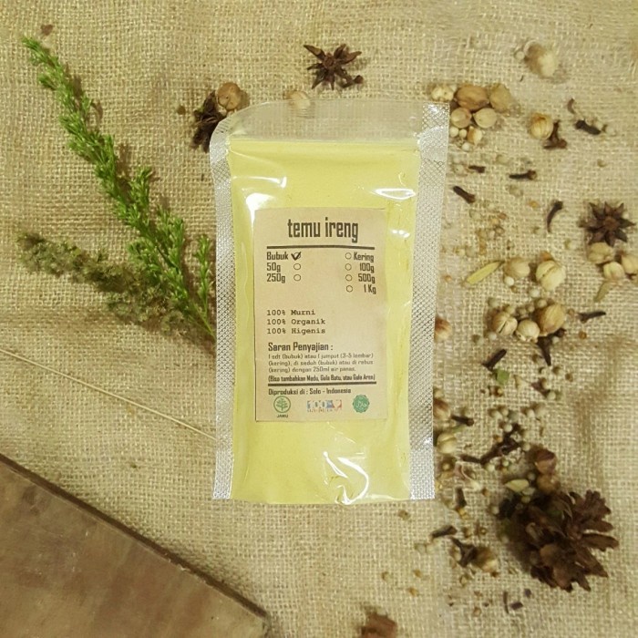 

TEMU IRENG BUBUK 100 GRAM - Curcuma Aeruginosa - REMPAH