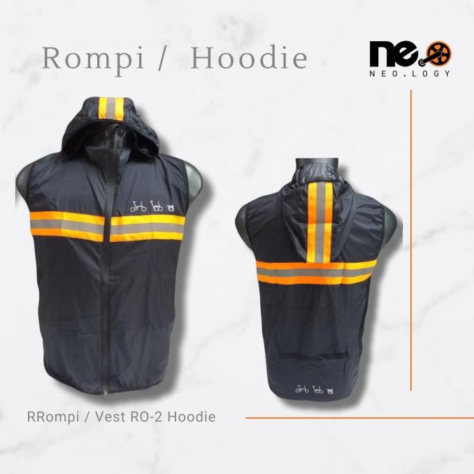 Rompi Sepeda Neology Vest Rompi Jaket Hoodie Sepeda Lipat Neology