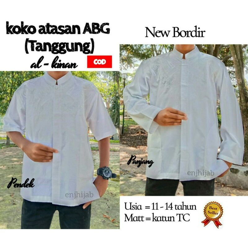 KOKO ANAK TANGGUNG PANJANG/KOKO ANAK TANGGUNG PENDEK/ATASAN KOKO ABG/ KOKO ANAK TANGGUNG AL - KINAN