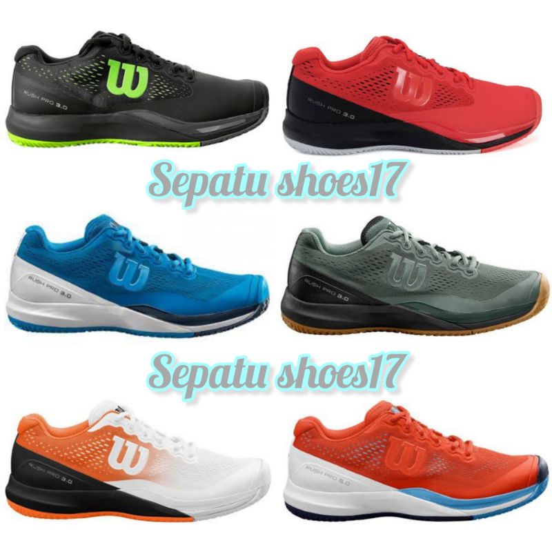 Sepatu Wilson Sepatu Tenis Wilson Rush Pro 3.0 Premium Sepatu Tennis Wilson Super Premium