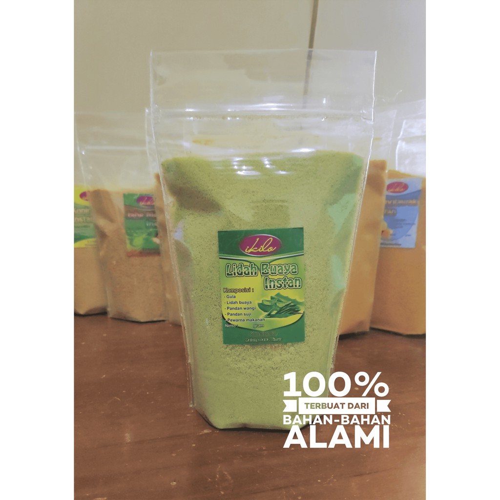 

Herbal Lidah Buaya Bubuk Serbuk Instan / Instant Aloe Vera Netto 500gr