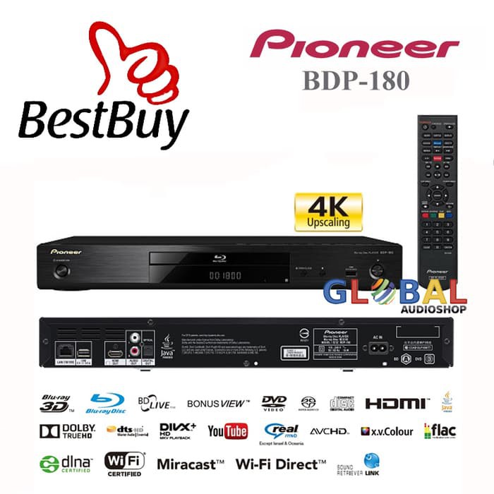 Promo Pioneer BDP 180 Bluray Player 4K Murah