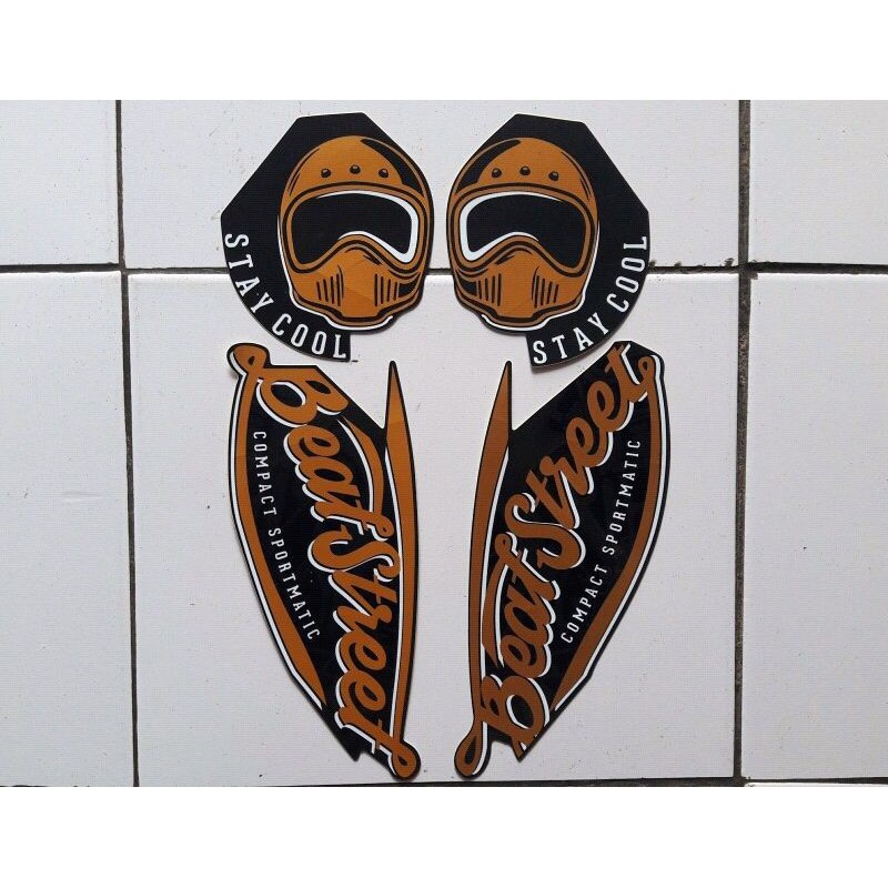 Striping Sticker Ori Honda Beat Street Tahun 2018