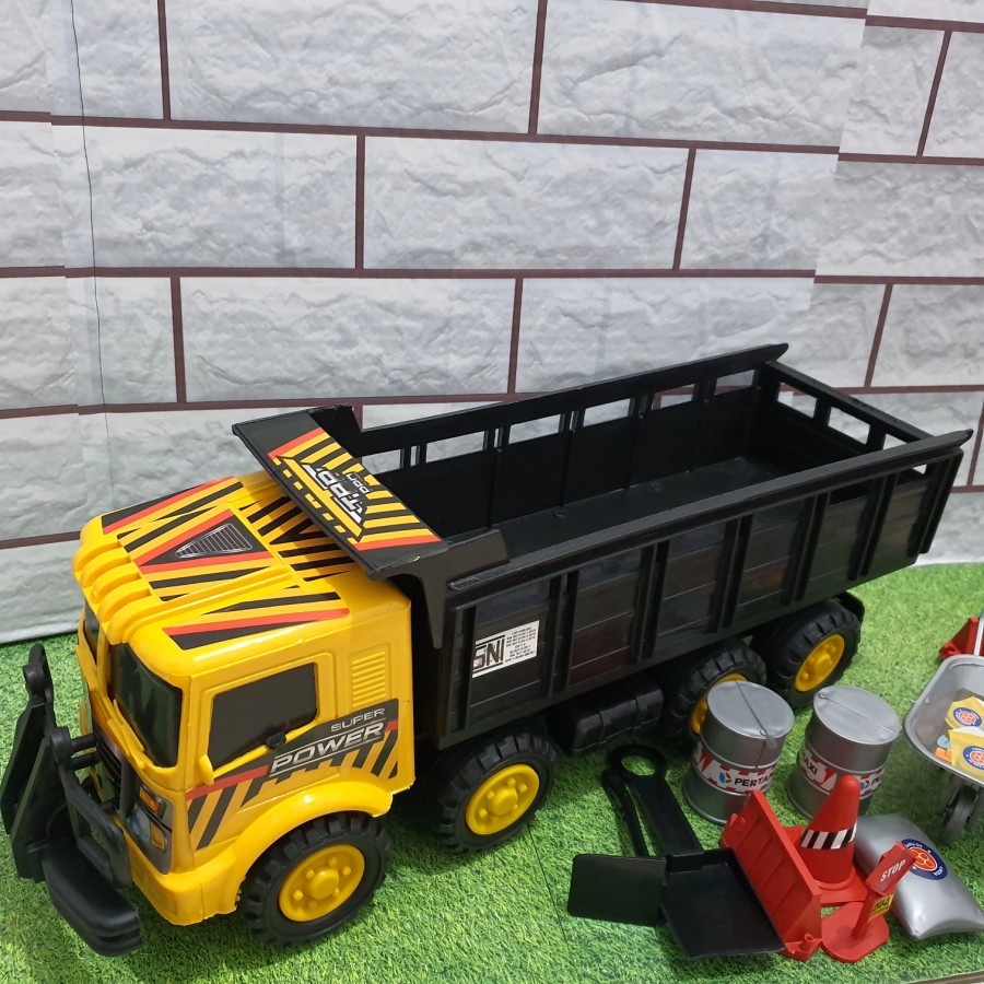 MAINAN TRUK PASIR - DUMP TRUK - TRUK TANAH JUMBO