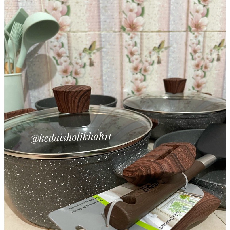 Cypruz Marble cookware set / panci set marble