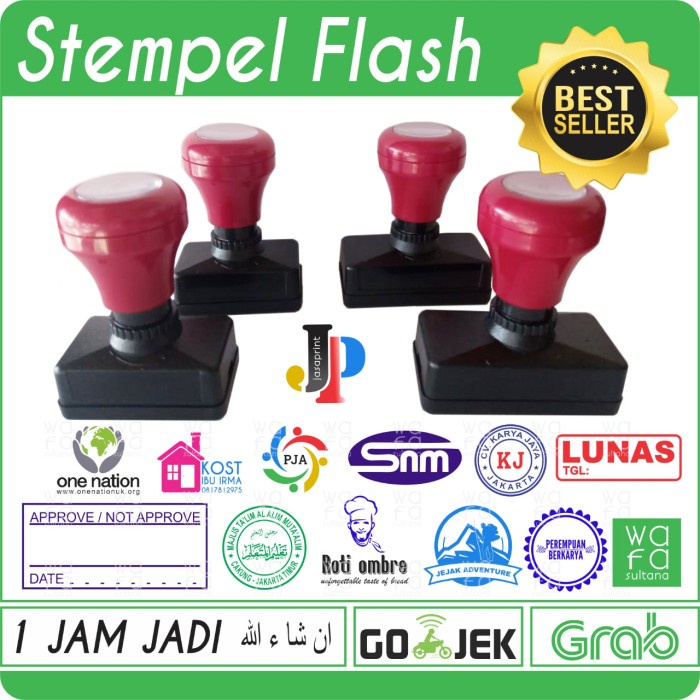 

Bagus Stempel Otomatis 1 Warna, Tinta 1Warna Bergaransi