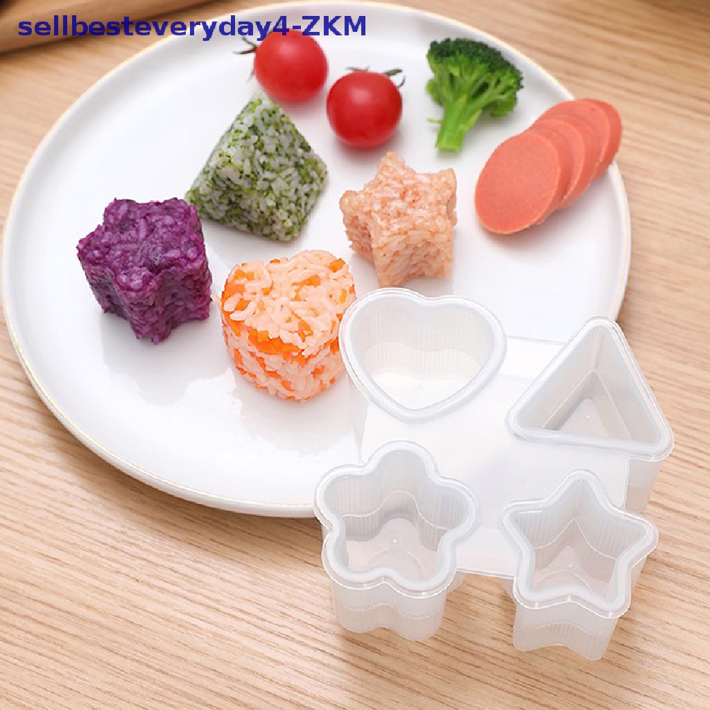4in1 Cetakan Pembuat Sushi Profesional Bahan PP