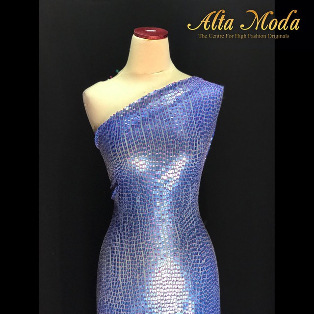 

Alta Moda Sequins Chiffon Bordir Prada - Blue (1M)