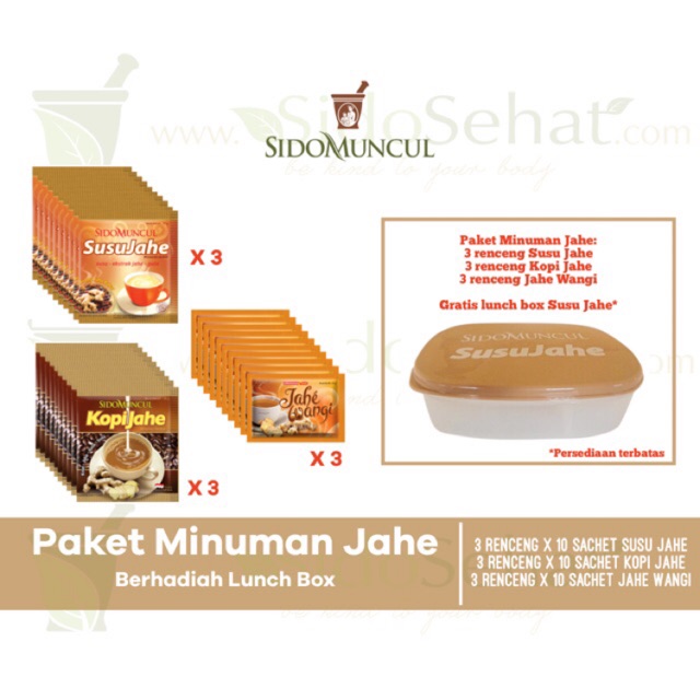 

Paket Lengkap Minuman Jahe