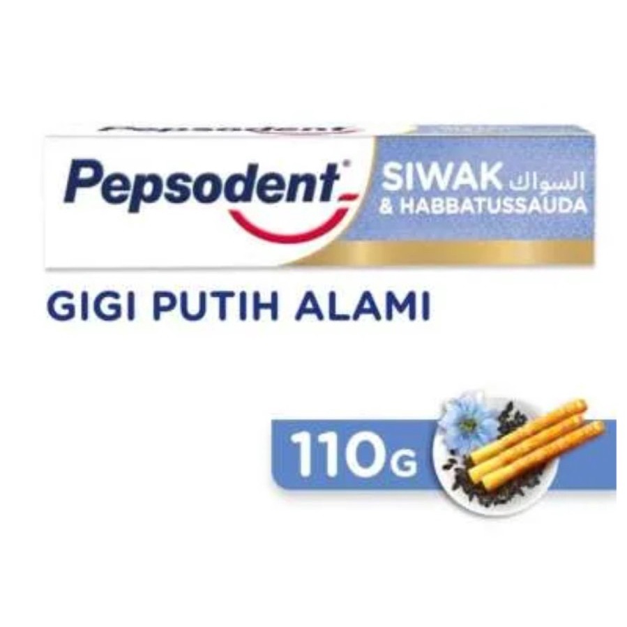 PASTA GIGI ODOL PEPSODENT SIWAK HABBATUSSAUDA 110 GR COMPLETE 8