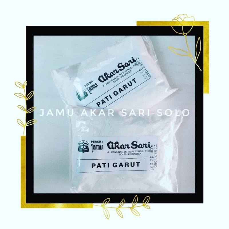 

Jamu Akar Sari - Tepung Pati Garut - Tepung Maag Pati Garut - Sari Pati Garut - Mengatasi Maag dan Asam Lambung