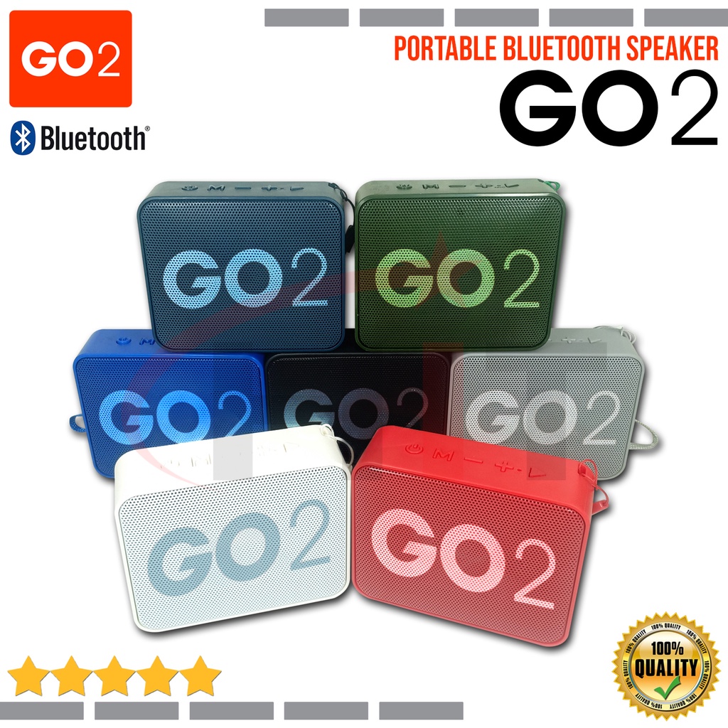 Speaker Portable Bluetooth GO 2 Speaker Mini Wireless TG166