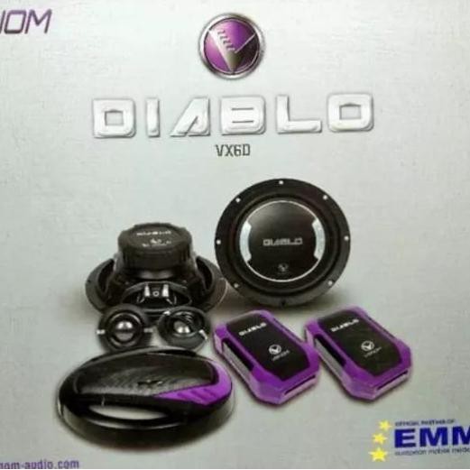 Paket Audio Mobil Venom Diablo Full Set Split Power 4Ch Subwoofer Ori Rawawa09