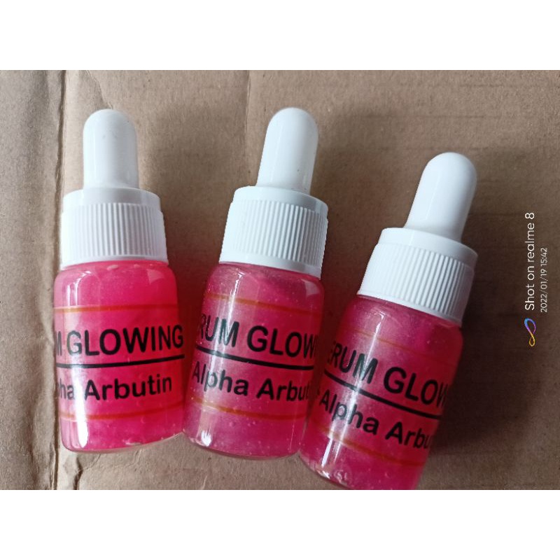 SERUM GLOWING PLUS ALPHA ARBUTIN  PUTIH PERMANEN