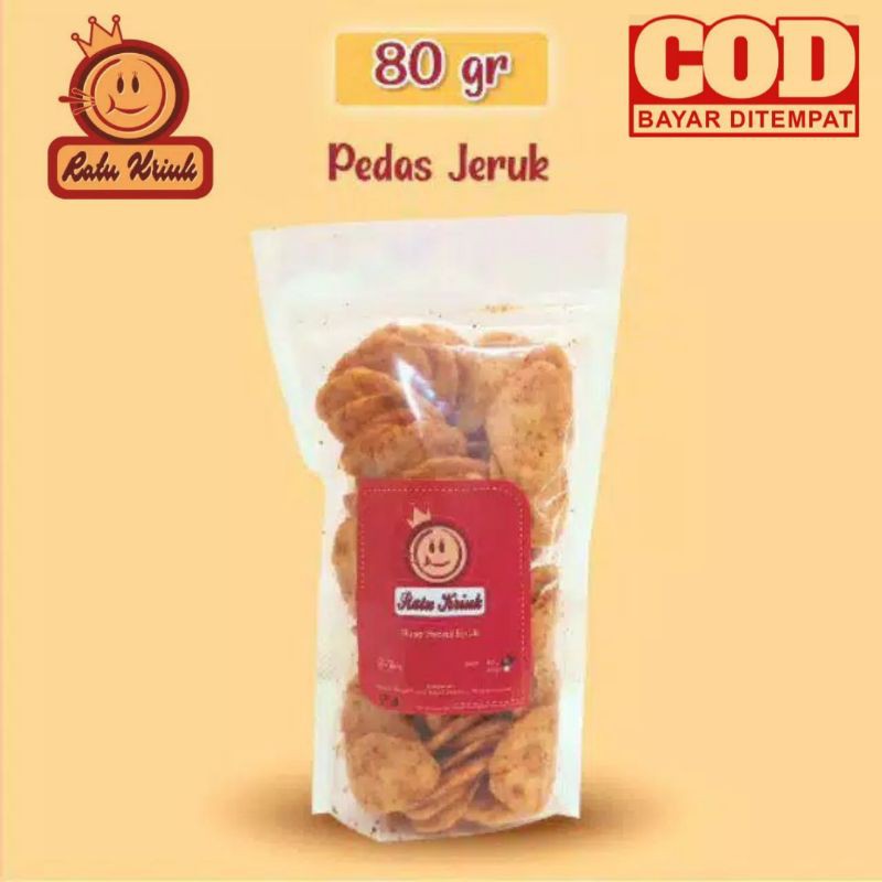 

80gr Seblak Kering Pedas Jeruk Ratu Kriuk