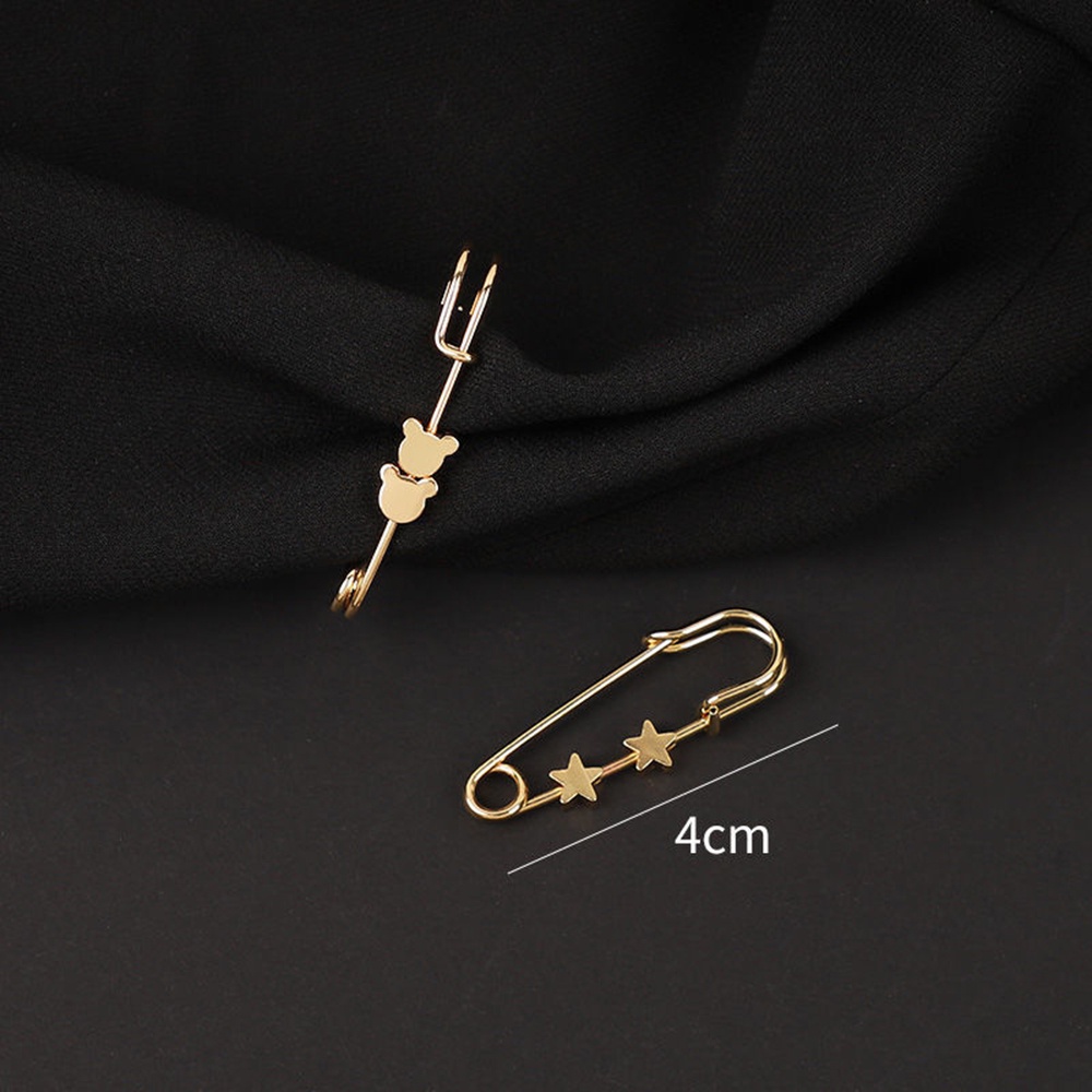 【COD Tangding】3pcs / SET Bros Pin Magic Adjustable Aksesoris Jeans Anak Perempuan