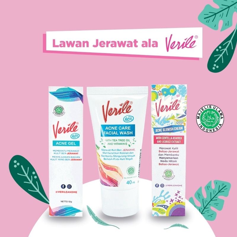 VERILE Acne Care - Perawatan Untuk Kulit Jerawat & Bekas Jerawat
