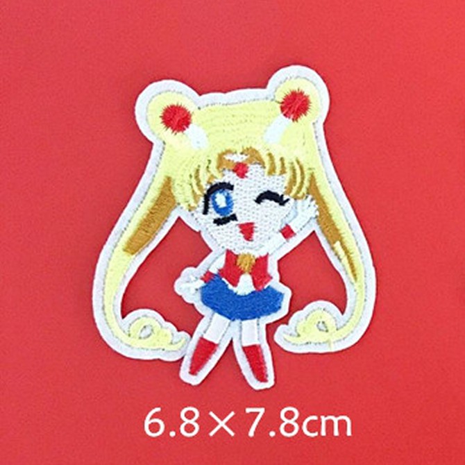 SM016 – Patch Bordir / Iron Badge Aksesoris Anime Manga Cosplay Jepang Sailor Moon