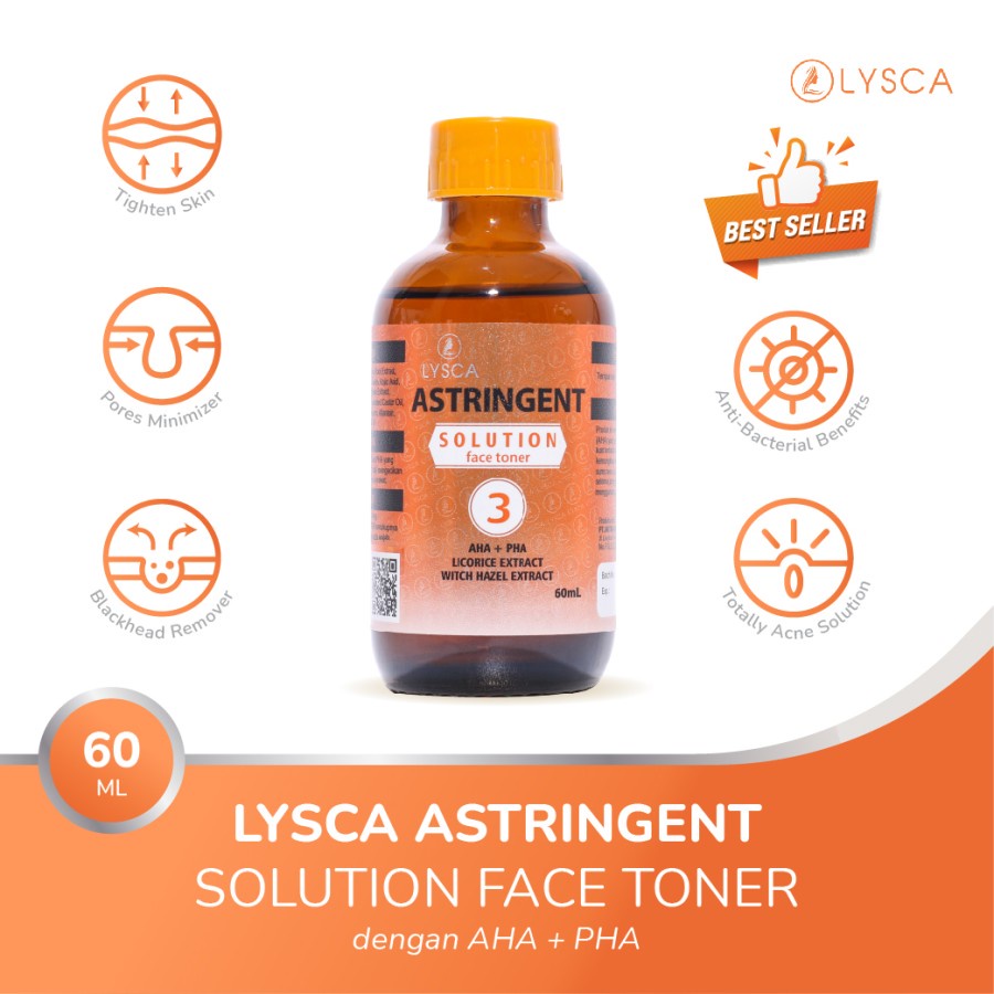 Lysca Astringent Solution 3AHA PHA Exfoliating Solution 3