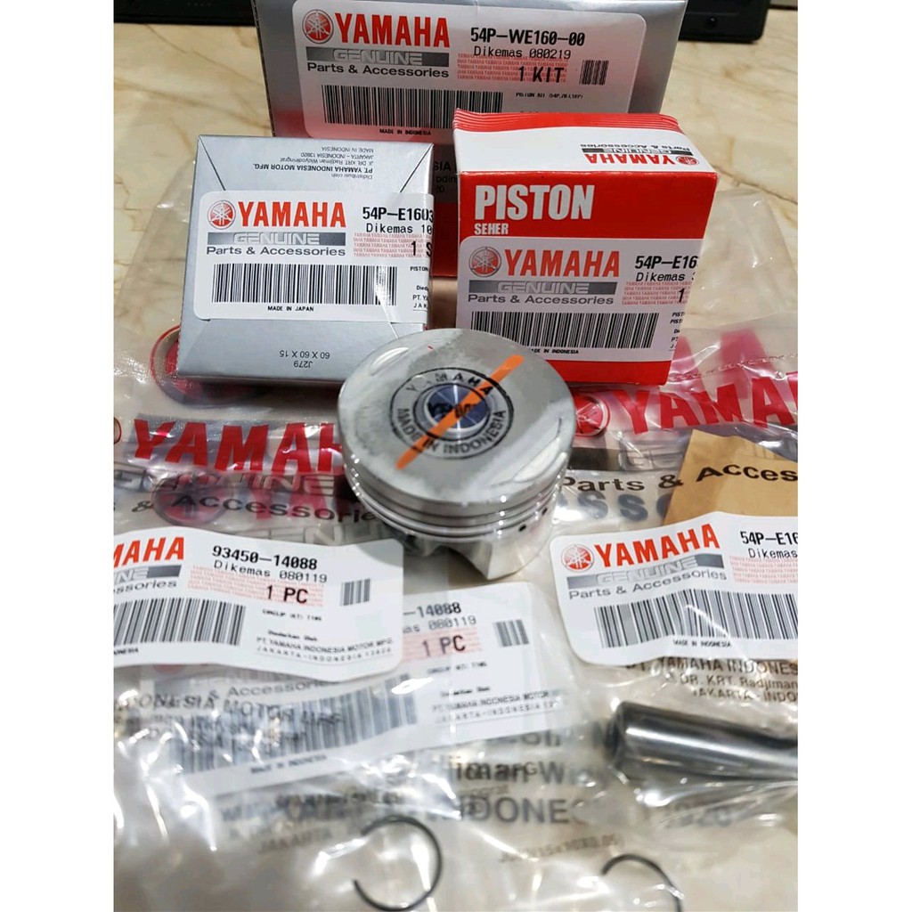 PISTON KIT RING SEHER MIO J SOUL GT 115 ASLI ORI YAMAHA 54P-WE160-00