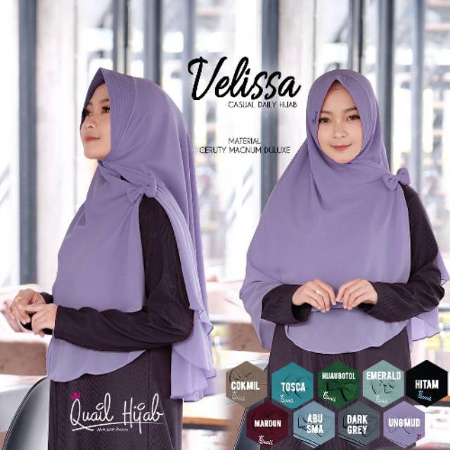 Kerudung VELISSA by QUAIL HIJAB ORI