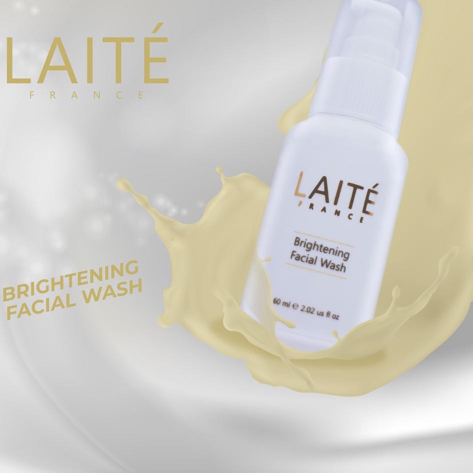 Keluaran Terbaru - Whitening / Brightening Facial Wash Laite Skincare / Sabun Wajah Dokter / Perawat