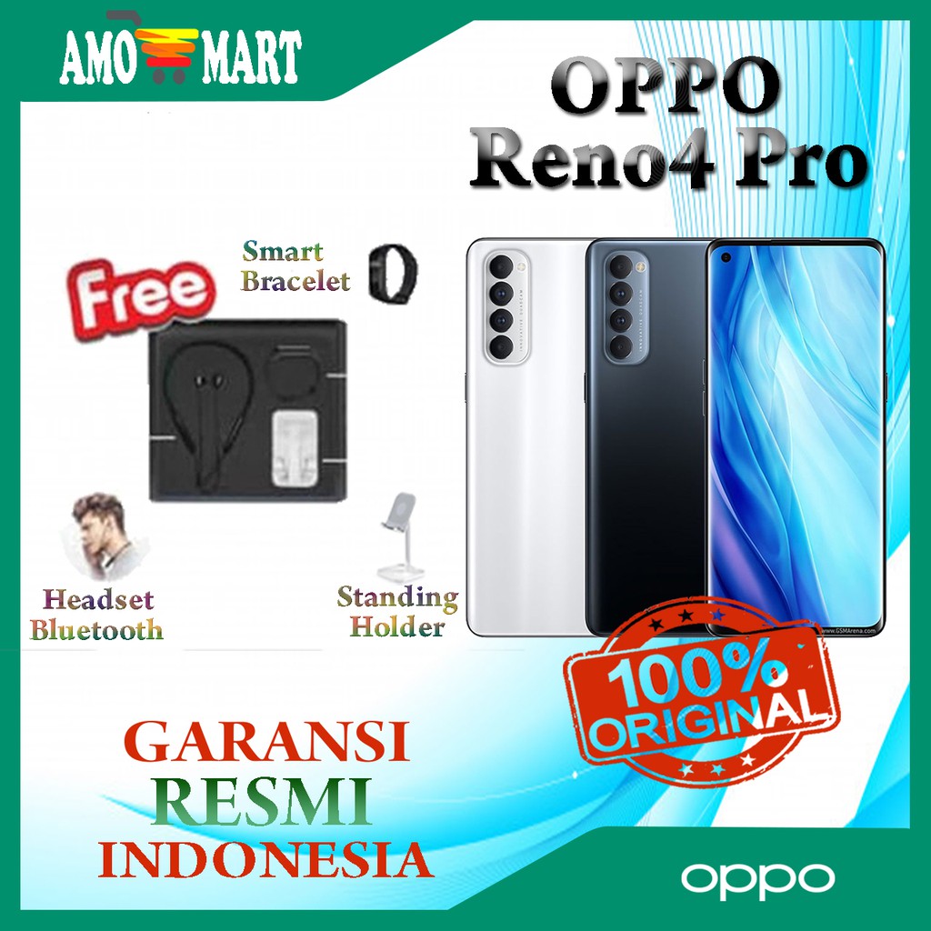 SPESIAL HR INI CUCI GUDANG HP  HP BARU OPPO RENO4 PRO RENO 4PRO RAM 8/256 GB NEW 100% ORI GRS RESMI