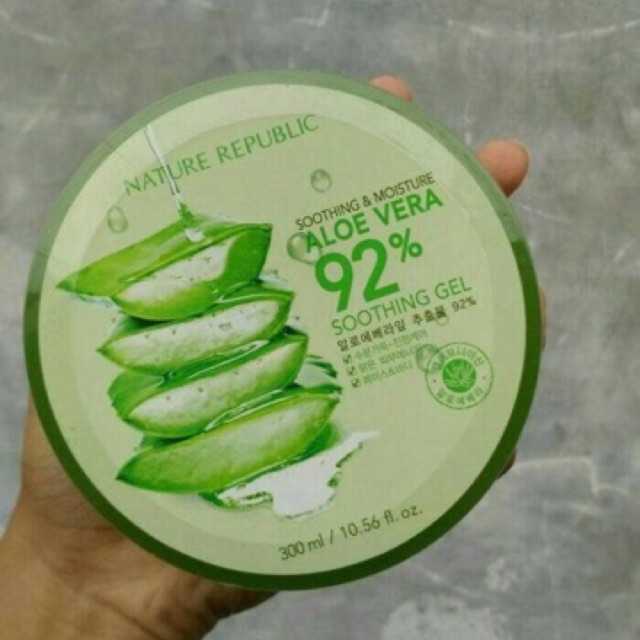 Nature Republic Soothing &amp; Moisture Aloe Vera 92% Soothing Gel Original 300ml