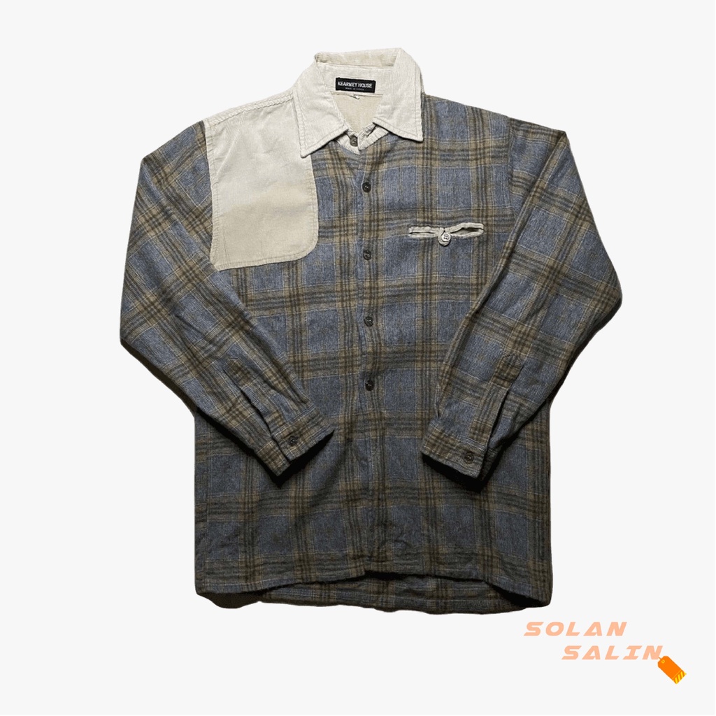 Kearney House Corduroy Wool Long Sleeve Shirt - Preloved