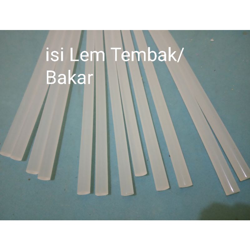 Isi Lem tembak kecil warna putih/bahan bunga kain stoking setoking stocking murah tebal.