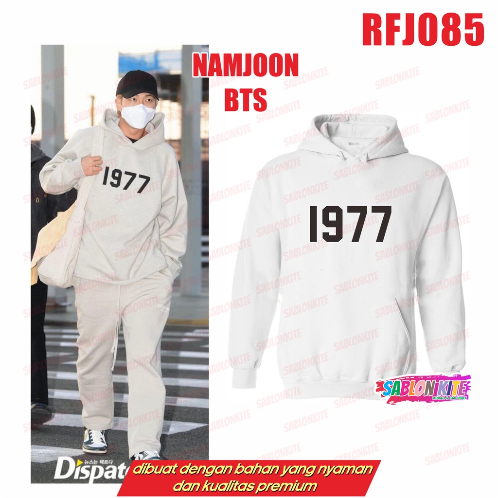 MURAH!!! SWEATER HOODIE KPOP NAMJOON RM 1977 RFJ085 UNISEX