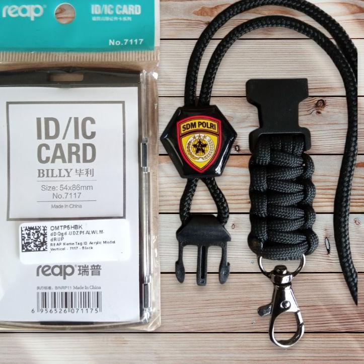 

Harga Spesial.. LANYARD ID CARD KEPOLISIAN LOGO SDM POLRI