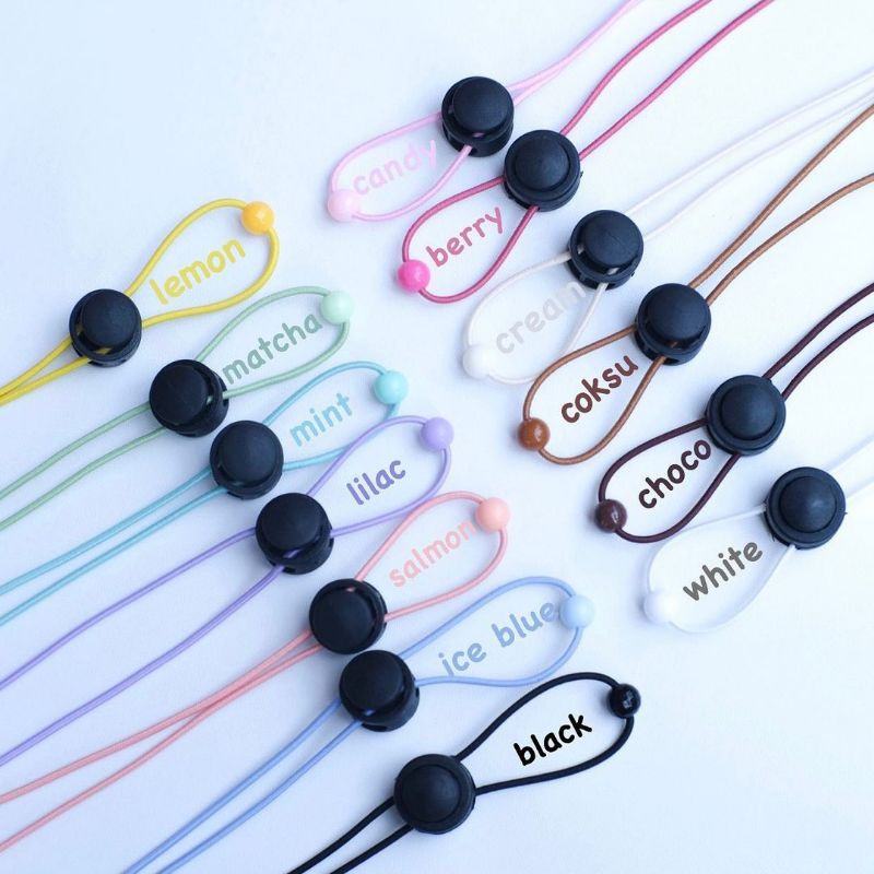 STRAP MASKER UNISEX TALI KALUNG MASKER SIMPLE CEWEK COWOK ANAK-ANAK