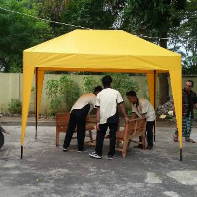 Tenda 2.5x3 Knock Down Bongkar Pasang Portable