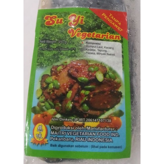 

su yi vegetarian 450g / frozen food vegetarian / maitri vegetarian food ind. pekanbaru