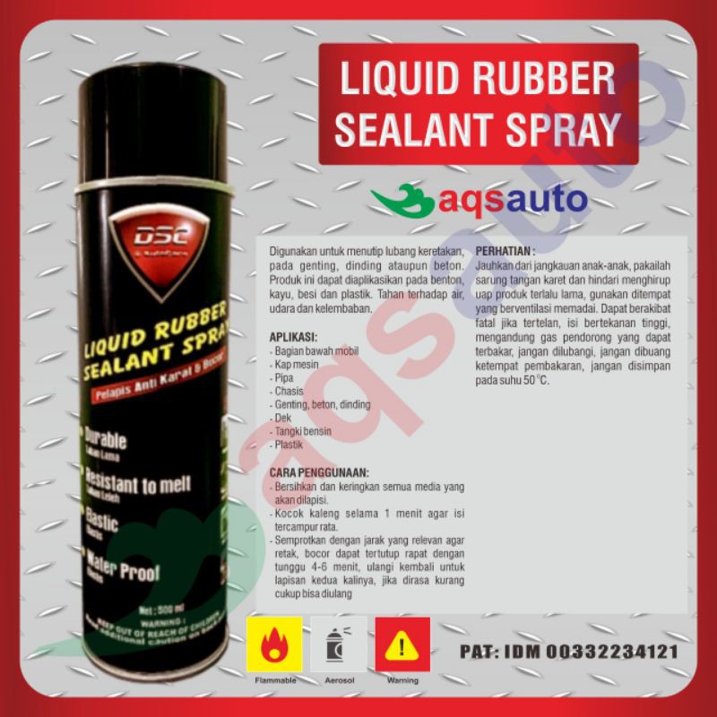 LIQUID RUBBER SEALANT SPRAY - 500ML