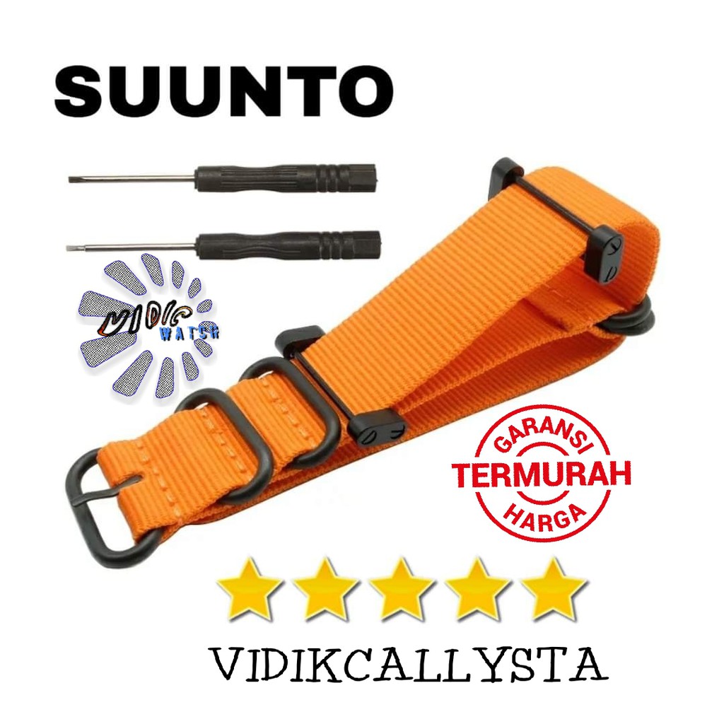 Suunto Core Strap Nylon Zulu Tali Suunto Core Canvas Suunto Traverse Essential