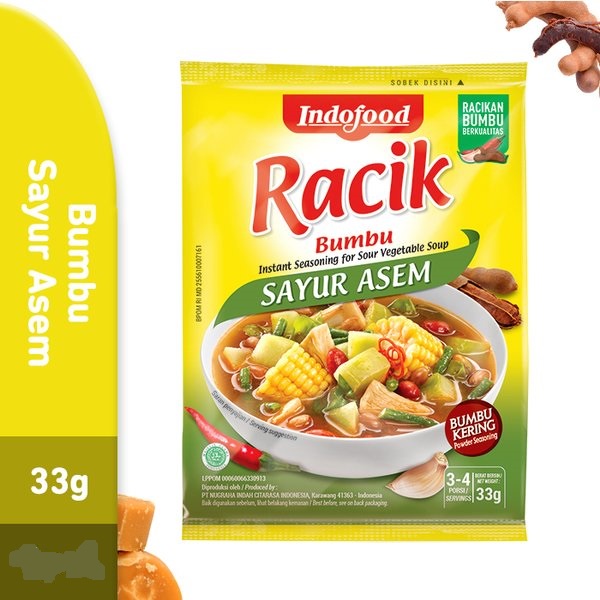 INDOFOOD RACIK - INDOFOOD BUMBU RACIK - INDOFOOD TEMPE - SAJIKU - SAJIKU CAPCAY - INDOFOOD SAYUR ASEM - INDOFOOD SOP SAYUR