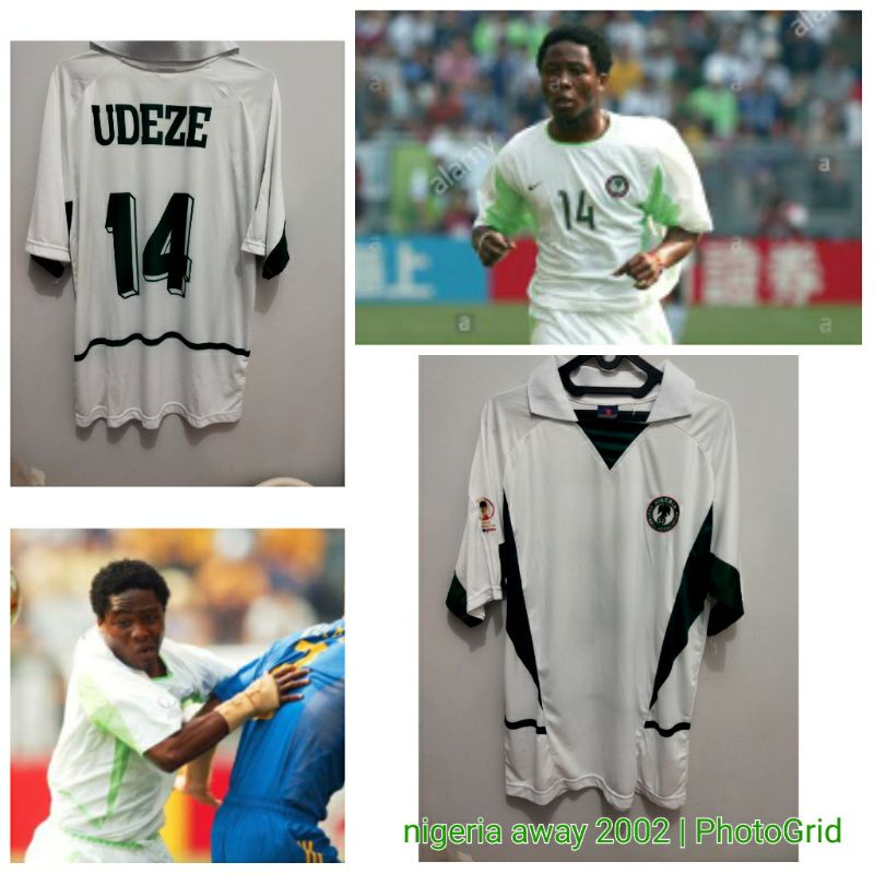 JERSEY MULTISPORT NIGERIA AWAY 2002 PIALA DUNIA UDEZE 14