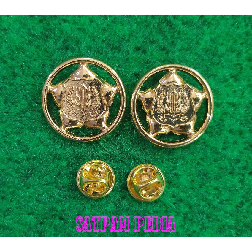 Pin Monogram Satpam Kuning - Wing Monogram Satpam Kuning