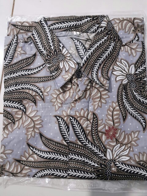 Baju Batik Pria Lengan Pendek Batik Hem Pria Batik Pekalongan Size M L Xl Xxl Xxxl 4xl